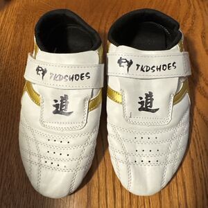 TKD Shoes-Taekwondo Shoes Martial Art Chinese Kung Fu White Soft Cosy - Kids 35